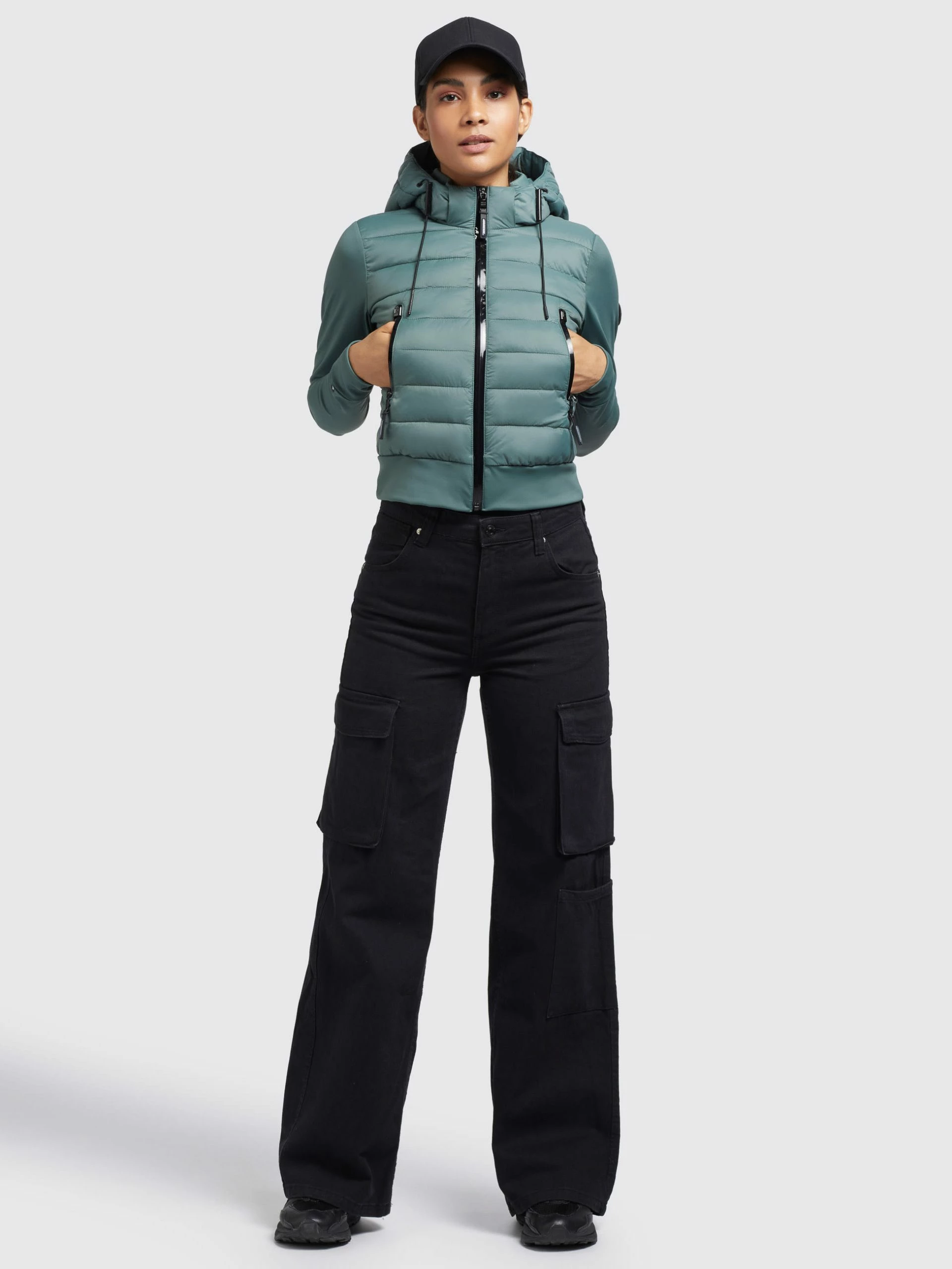 Khujo Jacke DALIS MATT In Türkis 2 Khujo Jacke DALIS MATT In Türkis – Bild 2