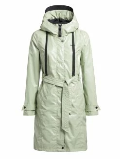 Khujo Mantel ALECIA In Blassgrün