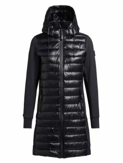 Khujo Mantel RUTH SHINY In Schwarz