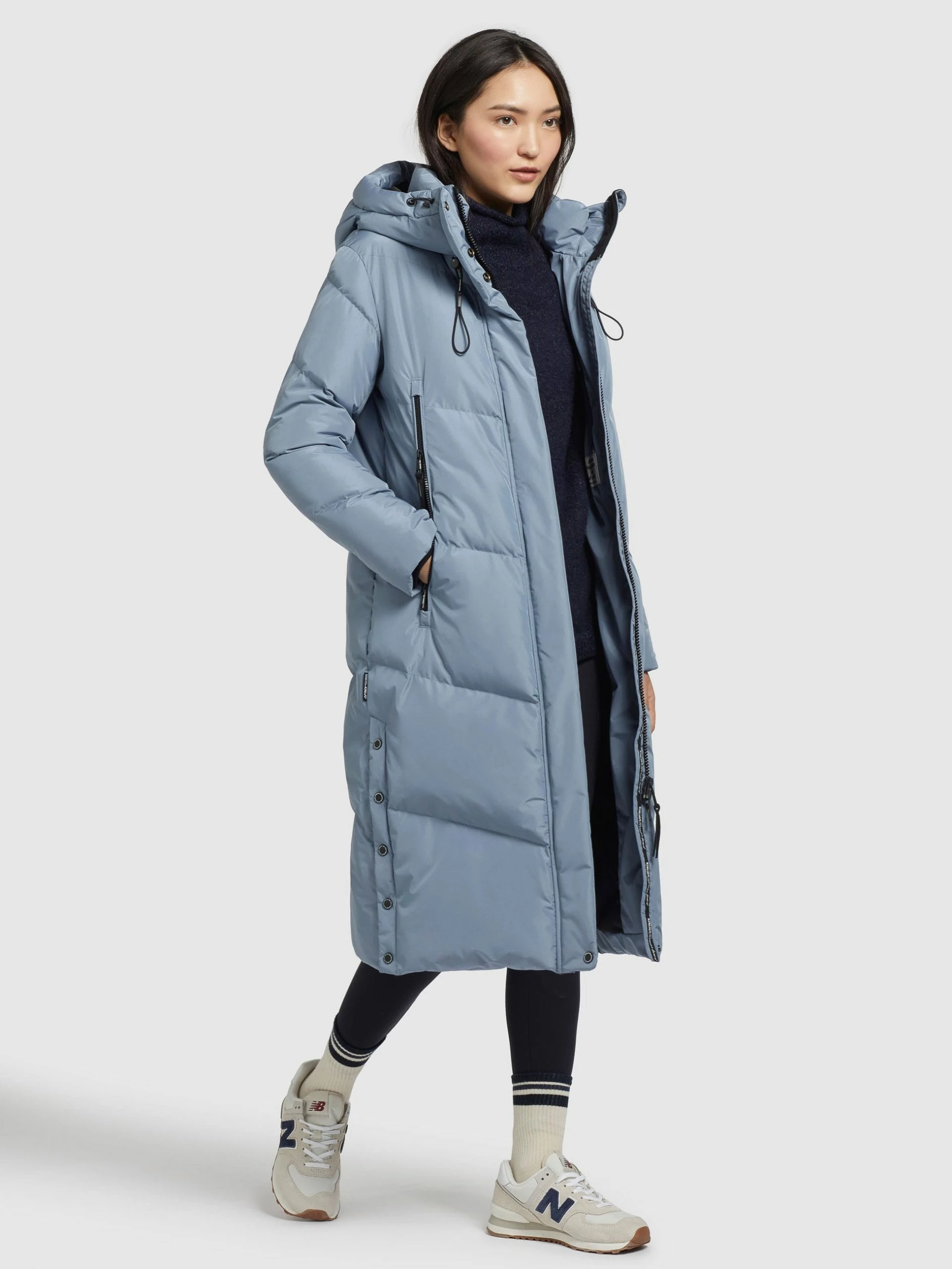 Khujo Mantel SONJE4 In Hellblau 2 Khujo Mantel SONJE4 In Hellblau – Bild 2