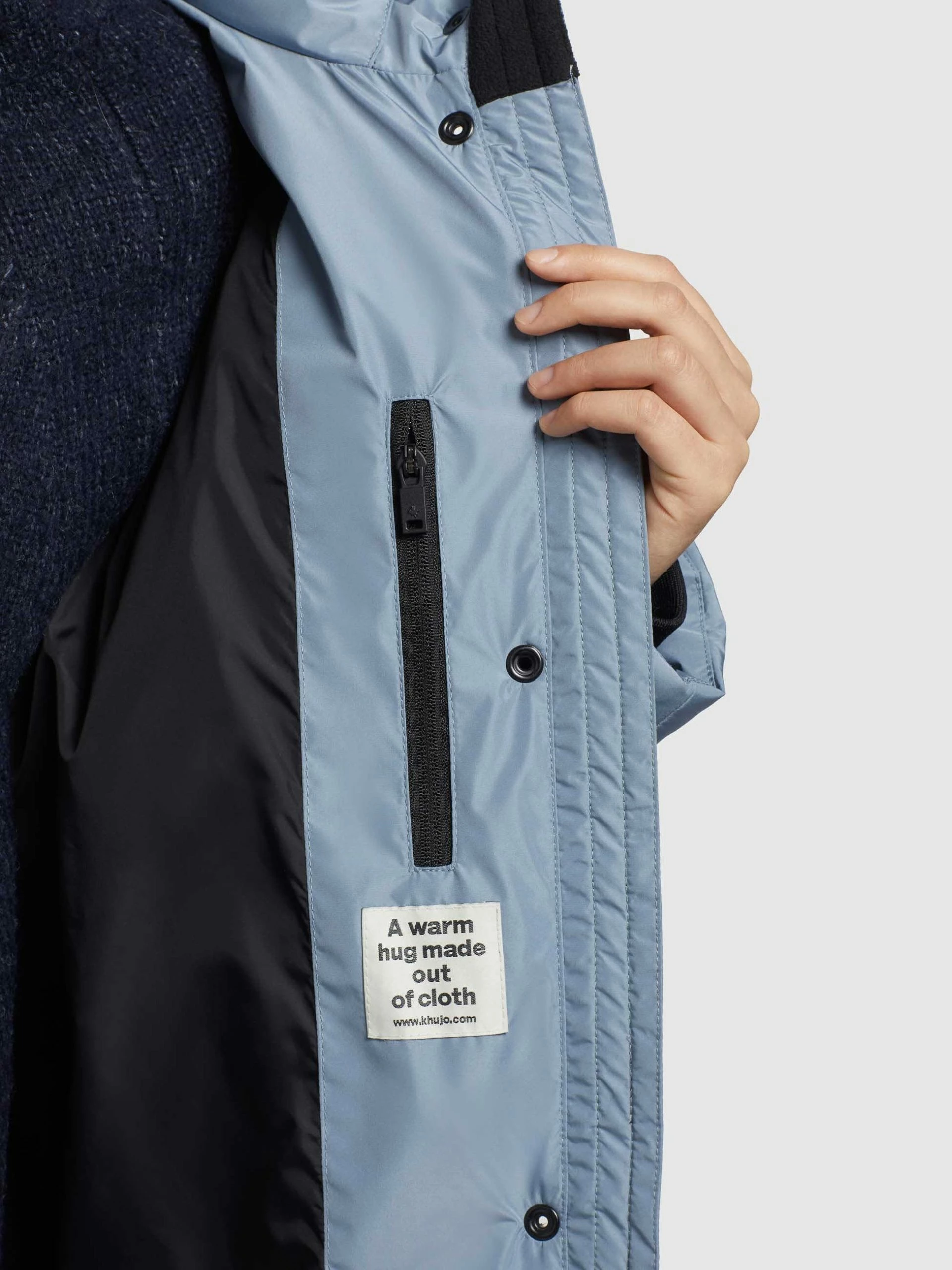 Khujo Mantel SONJE4 In Hellblau 8 Khujo Mantel SONJE4 In Hellblau – Bild 8