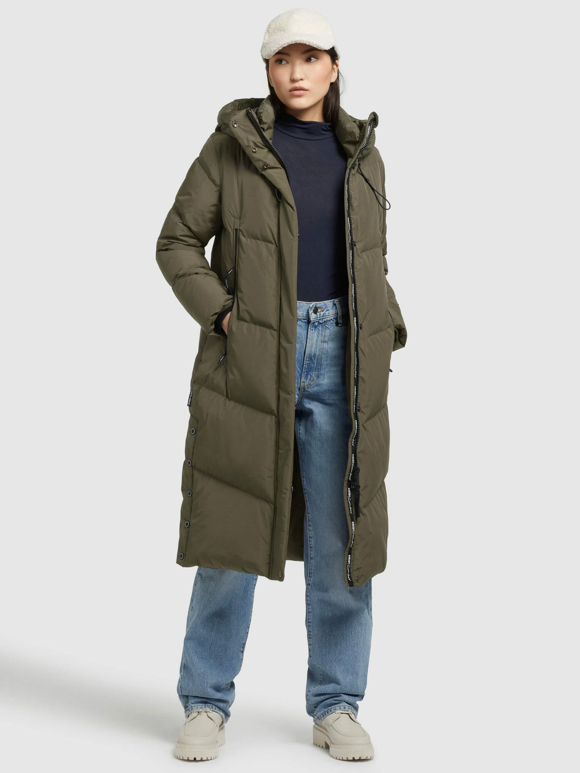 Khujo Mantel SONJE4 In Khaki Grün 7 Khujo Mantel SONJE4 In Khaki Grün – Bild 7