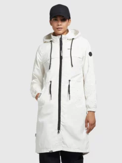 Khujo Mantel VOYA3 In Weiß -Khujo Verkäufe khujo mantel voya3 in weiss 3 scaled