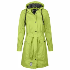 Khujo Regenmantel In Hellgrün