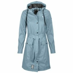 Khujo Regenmantel In Pastellblau