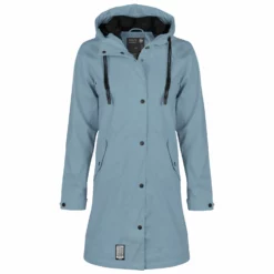 Khujo Regenmantel In Pastellblau