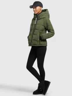 Khujo Steppjacke "Joilee" In Khaki -Khujo Verkäufe khujo steppjacke joilee in khaki 3