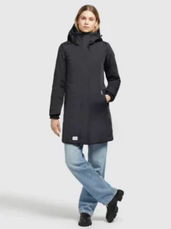 Khujo Übergangsjacke "Blossom" In Schwarz -Khujo Verkäufe khujo ubergangsjacke blossom in schwarz 4