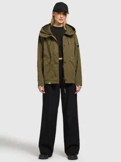 Khujo Übergangsjacke "Frips" In Oliv -Khujo Verkäufe khujo ubergangsjacke frips in oliv 4