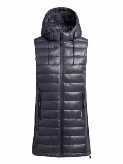 Khujo Weste BECCA SHINY In Grau