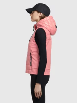 Khujo Weste FABIA SHINY In Pink -Khujo Verkäufe khujo weste fabia shiny in pink 2 scaled