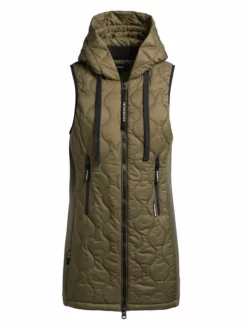 Khujo Weste MALIN In Olivgrün