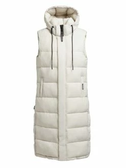 Khujo Weste TOURIN MATT In Cremeweiß