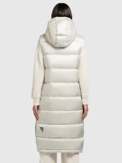 Khujo Weste TOURIN SATIN In Perlweiß -Khujo Verkäufe khujo weste tourin satin in perlweiss 4 scaled