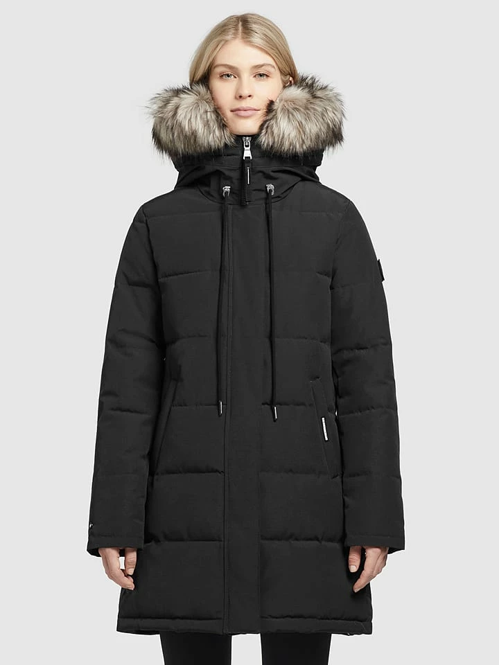 Khujo Wintermantel "Cloren" In Schwarz 1 Khujo Wintermantel "Cloren" In Schwarz