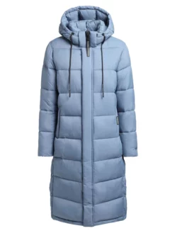 Khujo Wintermantel "Julina Matt" In Hellblau