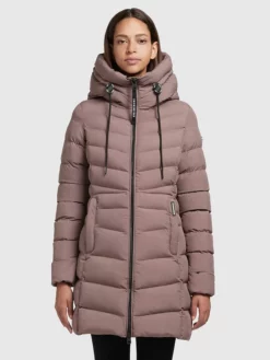 Khujo Wintermantel "Tuhani" In Hellbraun