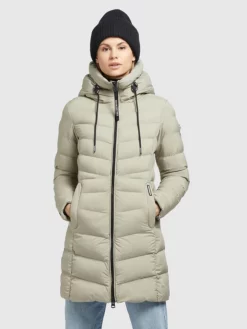 Khujo Wintermantel "Tuhani" In Hellgrün