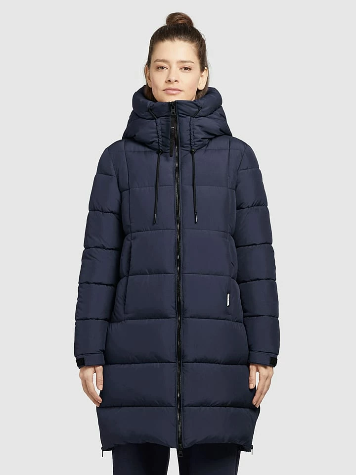 Khujo Wintermantel "Youma" In Dunkelblau 1 Khujo Wintermantel "Youma" In Dunkelblau